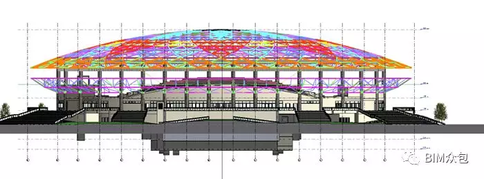 BIM技术在厚街体育馆中的应用的图7